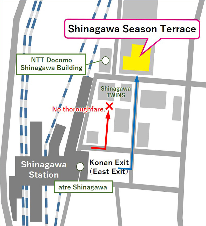 Shinagawa Season Terrace NTT R D Website Map ST E 