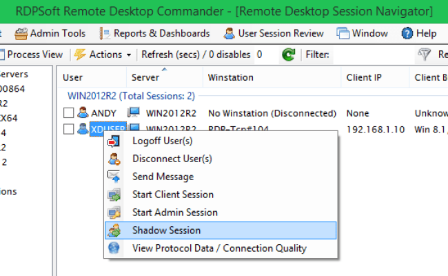 Shadow User Rdp Shadow User Rdp