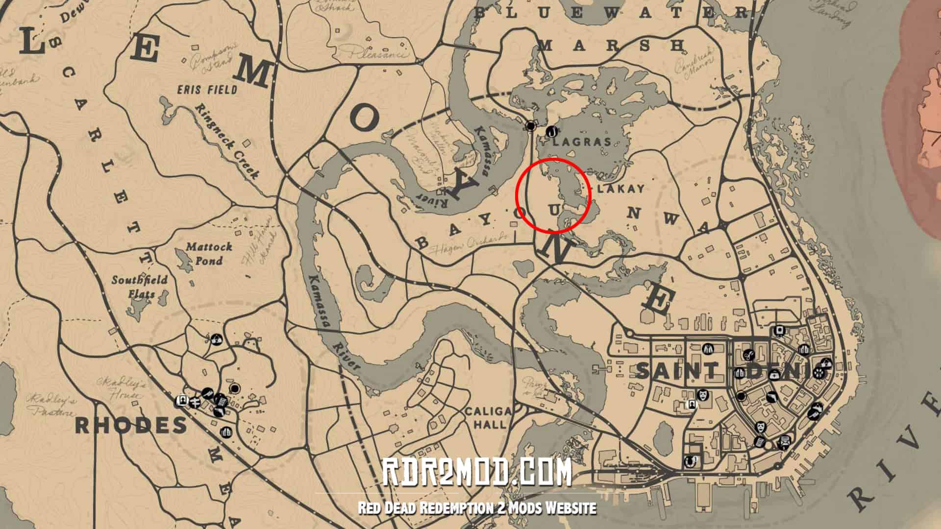 Alligator Hunting Rdr2 At Helen Mckenzie Blog RDR2 Legendary Alligator Location Map 