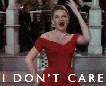 I don't care dance