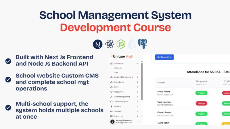 School Management System Development Course - Beautiful HD City Patterns | Free Download