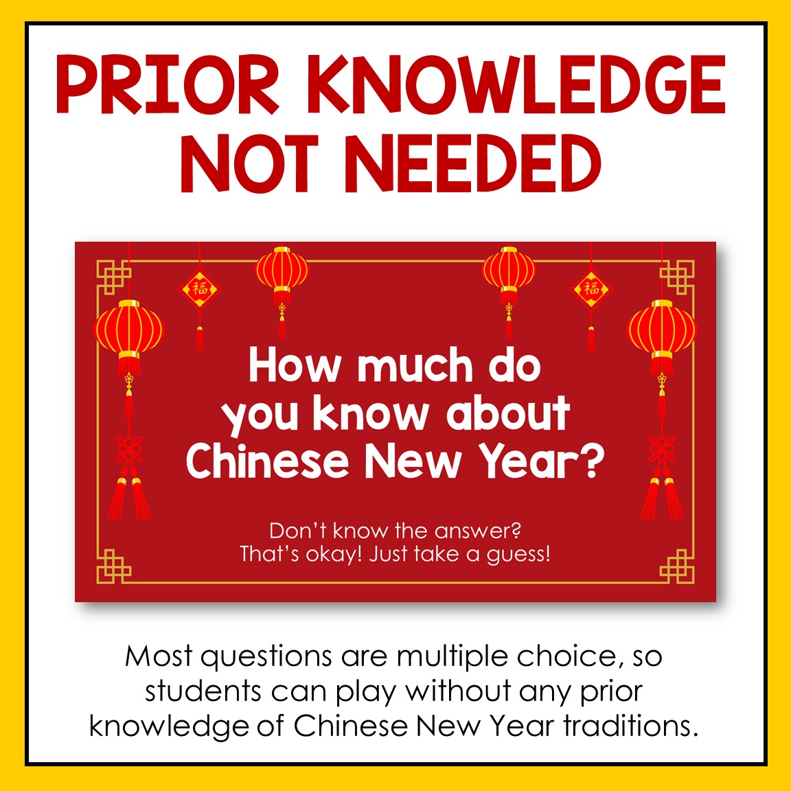 Chinese New Year Trivia Game - Mrs. ReaderPants