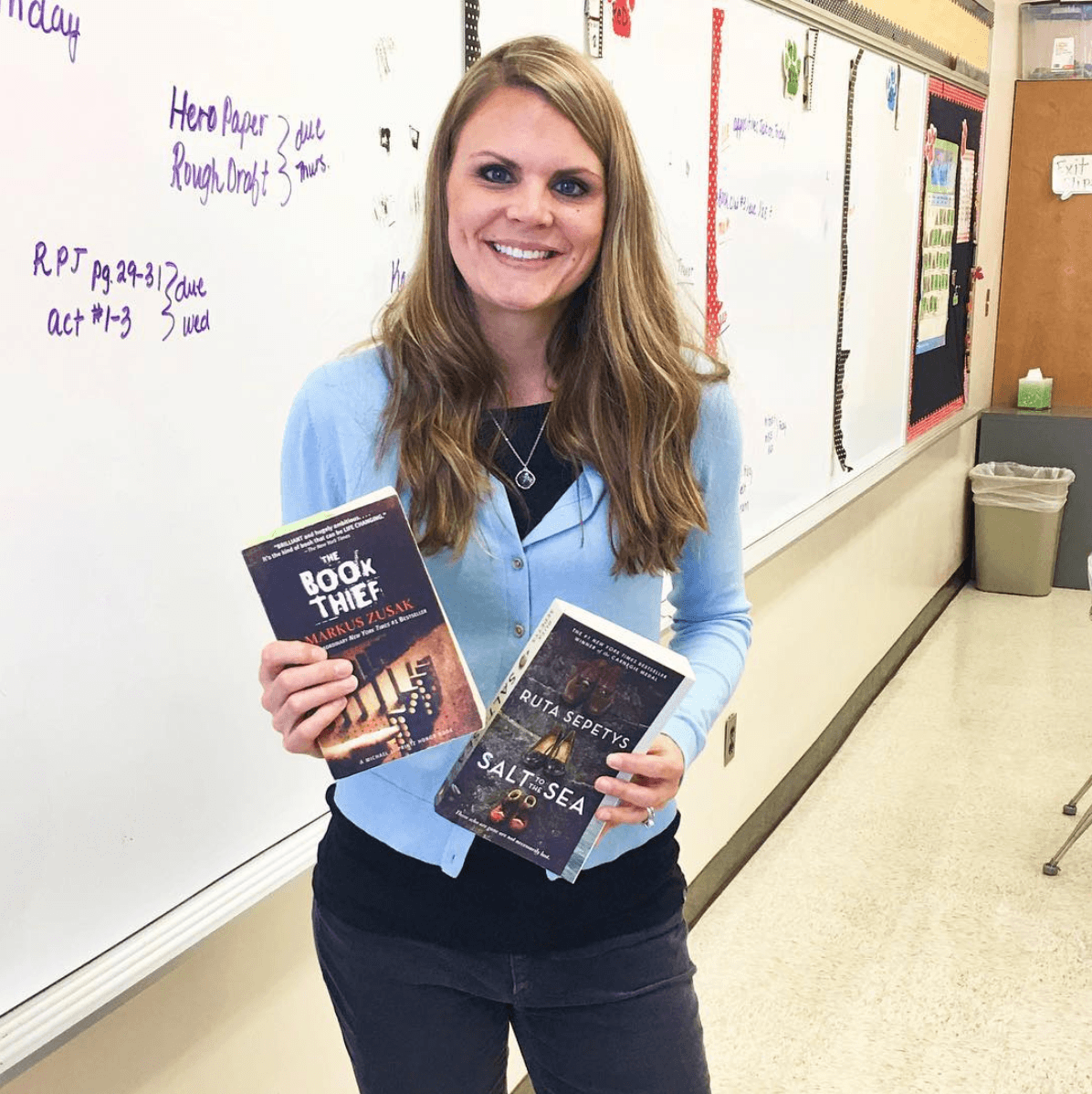 Middle school books recommended by teachers...appropriate and challenging #classroomlibrary #middleschoolela