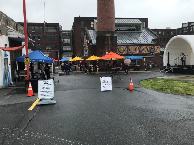 The GoggleWorks Center for the Arts was abuzz with activity on Saturday during Forge Fest.
