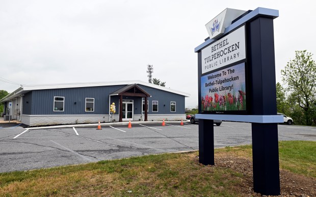 The Bethel-Tulpehocken Library had a grand reopening Monday following extensive renovations. (BILL UHRICH - READING EAGLE)