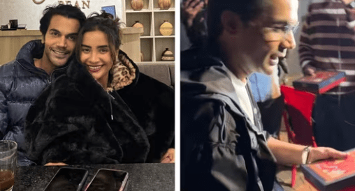 Rajkummar Rao distributes sweets to paparazzi on welcoming baby girl, fans call it ‘perfect example of badhai ho’