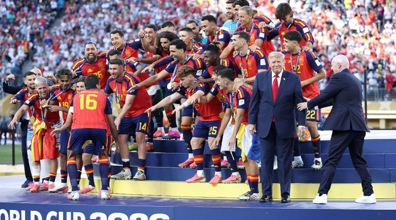 Donald Trump Sparks Awkward World Cup Podium Moment, FIFA Chief Intervenes