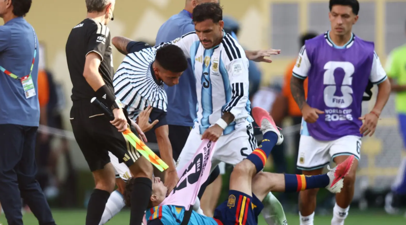 Massive Fight After FIFA World Cup Final, Argentina Got 2nd Red Card That Nobody Noticed