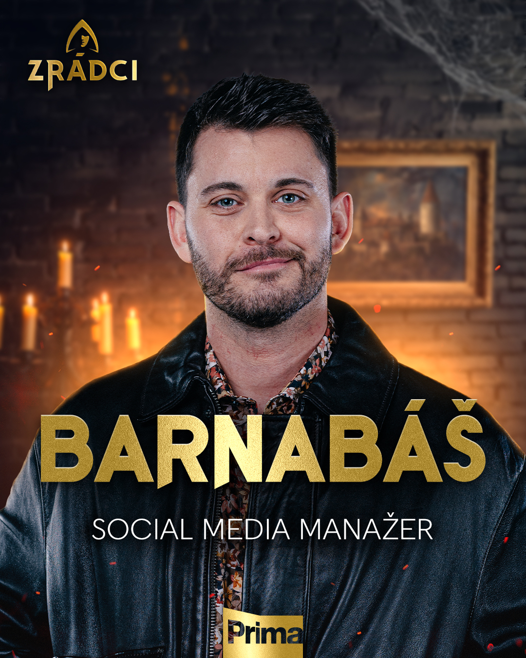 Zrádci 3. řada - soutěžící Barnabáš, FOTO: distr. FTV Prima