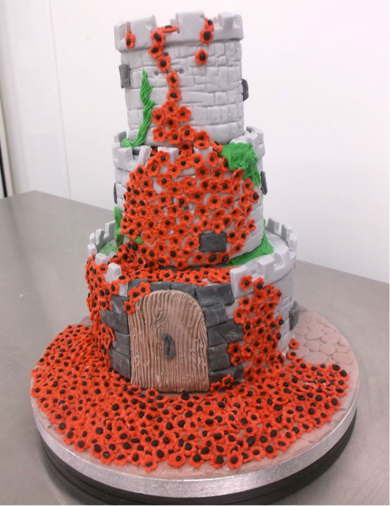 Reaseheath Remembers 2021 Food Students Cake Reaseheath College - Modern Abstract Design - High Resolution