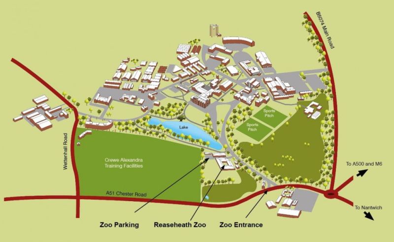 Reaseheath Zoo Map Reaseheath College - Premium Mountain Illustration Gallery - 8K