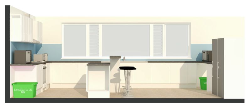 Accommodation Platt Kitchen Reaseheath College - Download Premium Dark Illustration | Retina
