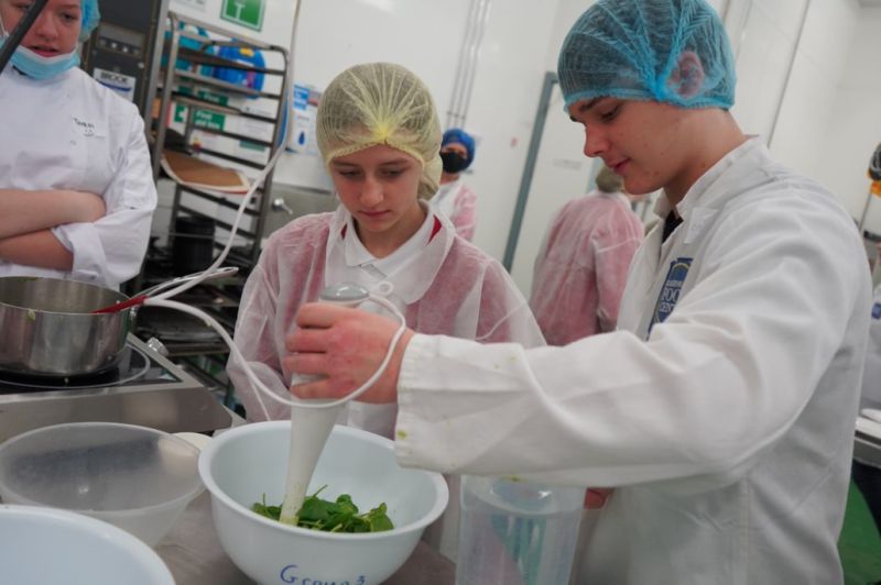 Pupils Create Healthy Meal As Part Of Field To Fork Project Reaseheath College - Modern Vintage Art - High Resolution