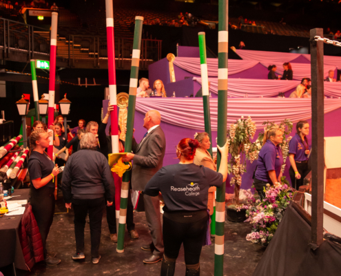 Reaseheath College Students Prove A Hit At Horse Of The Year Show - Download Modern Landscape Background | Full HD