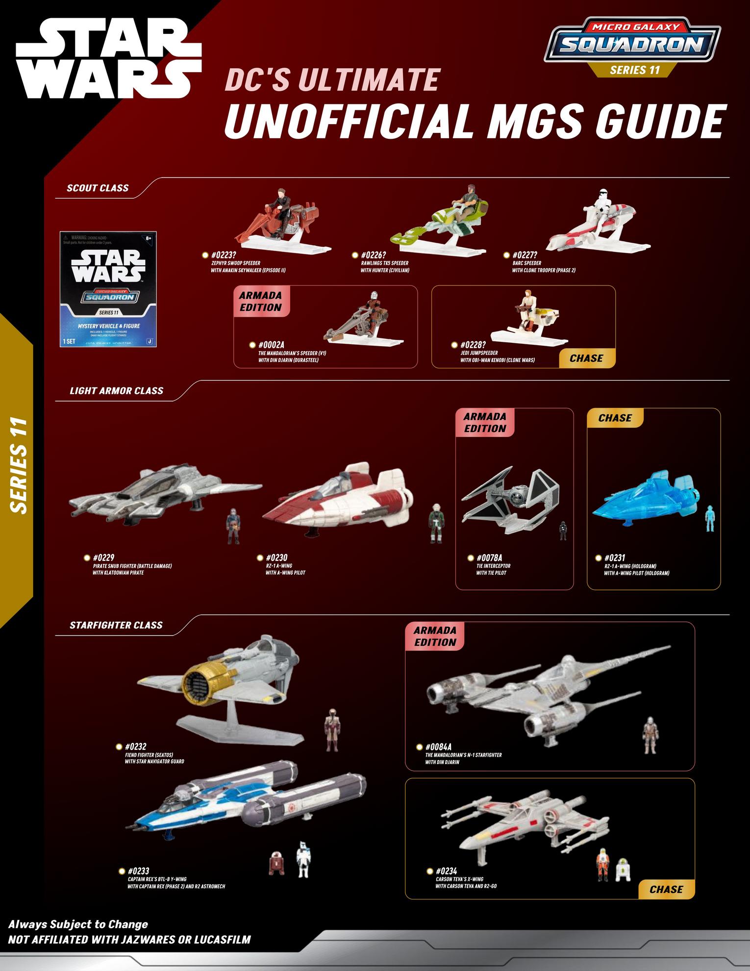 Star Wars Micro Galaxy Squadron Series 11 - Rebel Scale