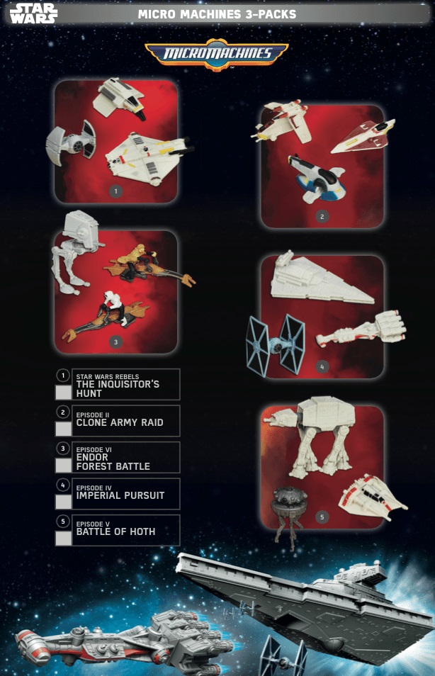 Hasbro Star Wars Micro Machines - Rebel Scale