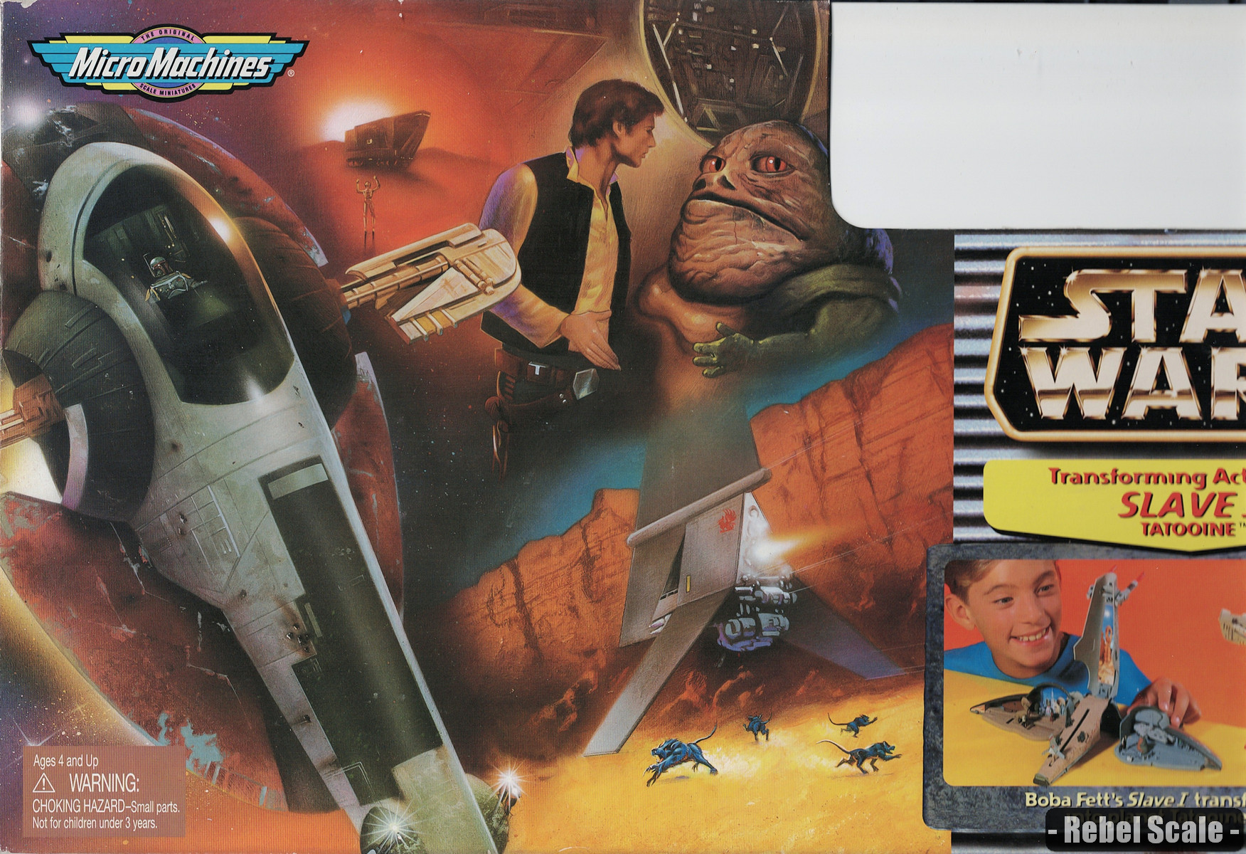 Micro Machines Slave I Playset - Rebel Scale