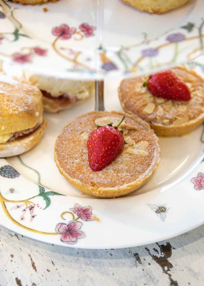 Delicious bakewell tart