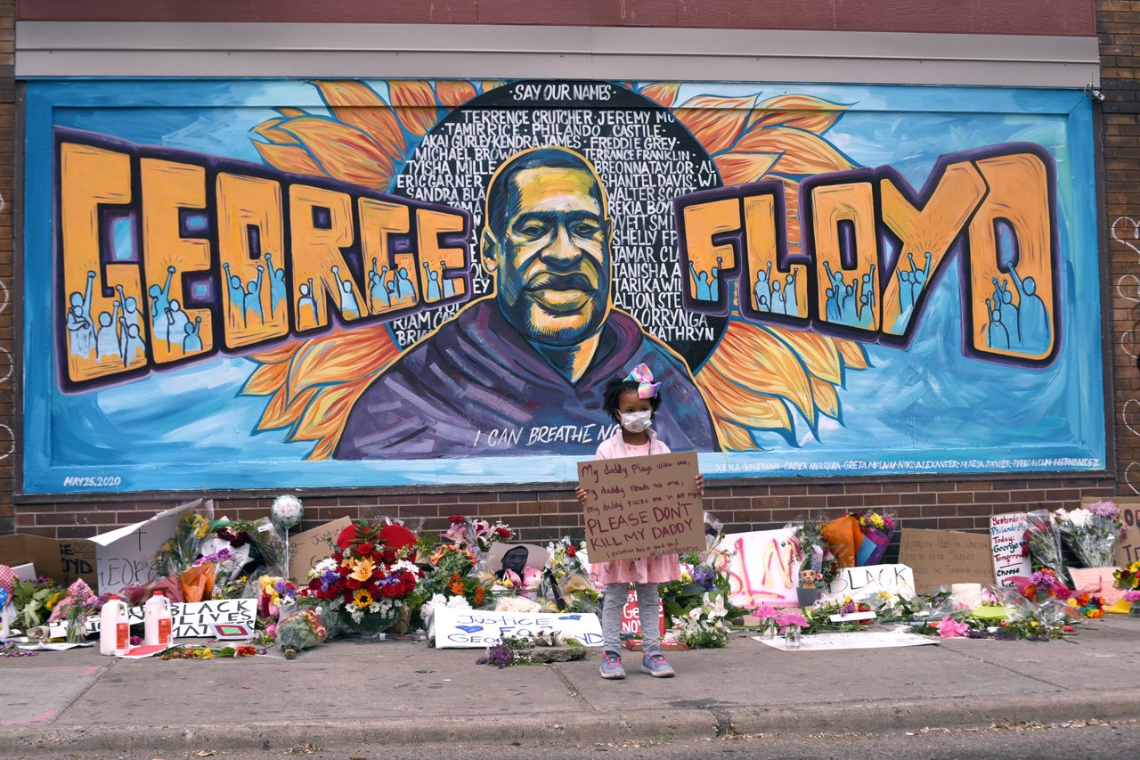 George Floyd mural