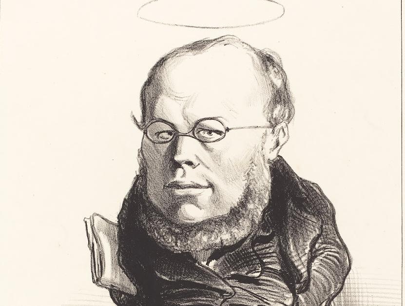 Caricature of Proudhon by Honoré Daumier, 1849