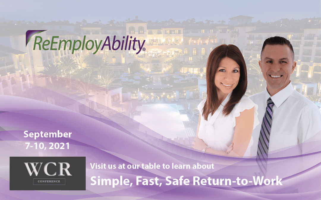 Join ReEmployAbility at the Workers’ Compensation & Risk Conference, Sept. 7-10, 2021