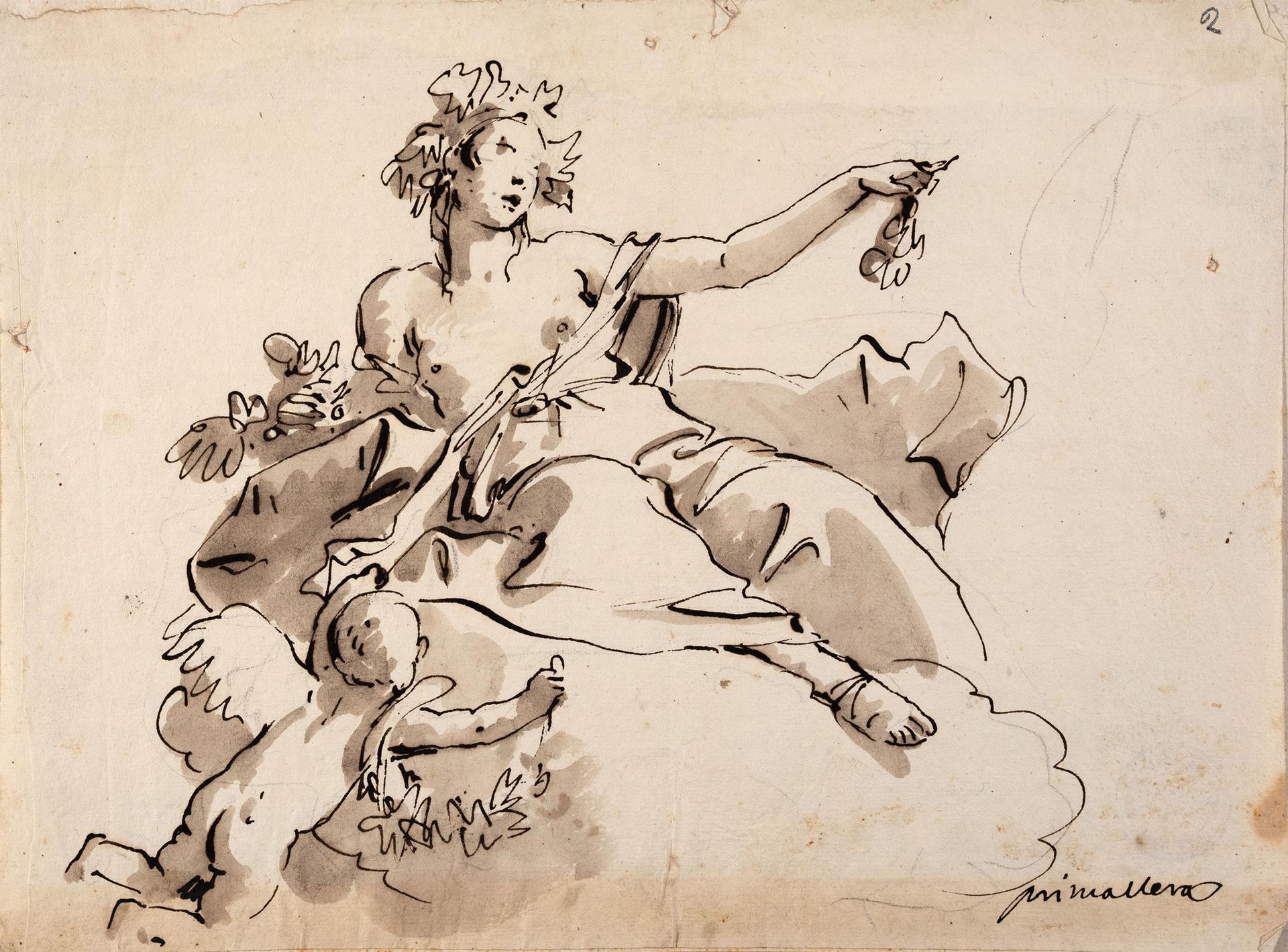 Anonimo, Figura allegorica della Primavera