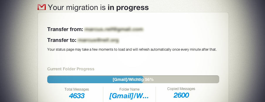 Umstieg von Google-Mail auf Google-Apps