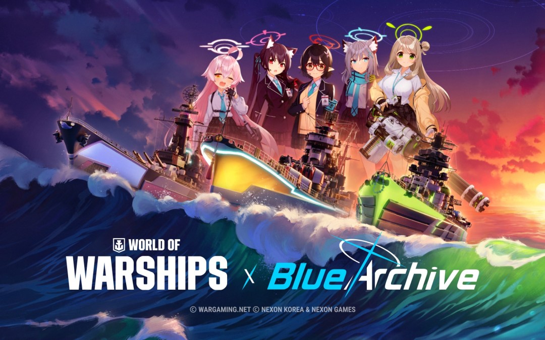 Blue Archive docks onto World of Warships this August
