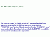 Commit Rollback Savepoint Commands Pl Sql