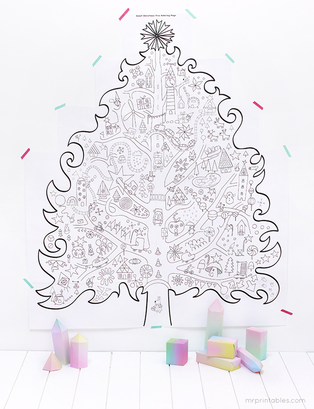 Remodelaholic | 25 Free Colorful &amp; Crafty Christmas Printables; Day 1