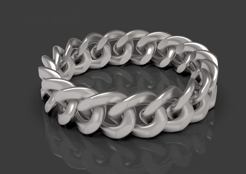 Chain 3d Model By Bsten - Premium Space Pattern Gallery - Desktop