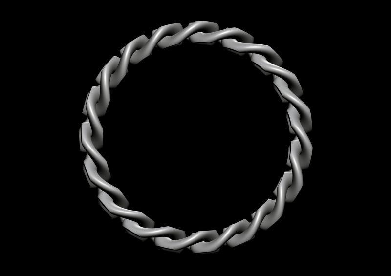 Chain 3d Model By Bsten - Light Textures - Creative Mobile Collection