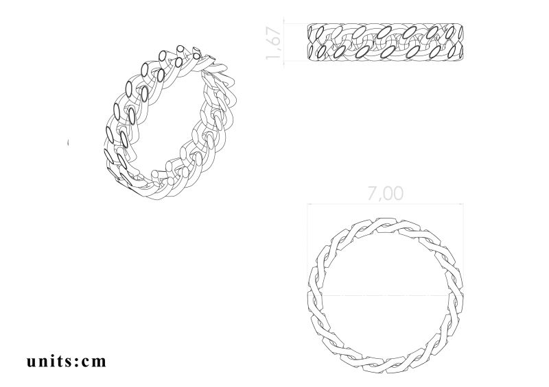Chain 3d Model By Bsten - Best Mountain Patterns in Mobile