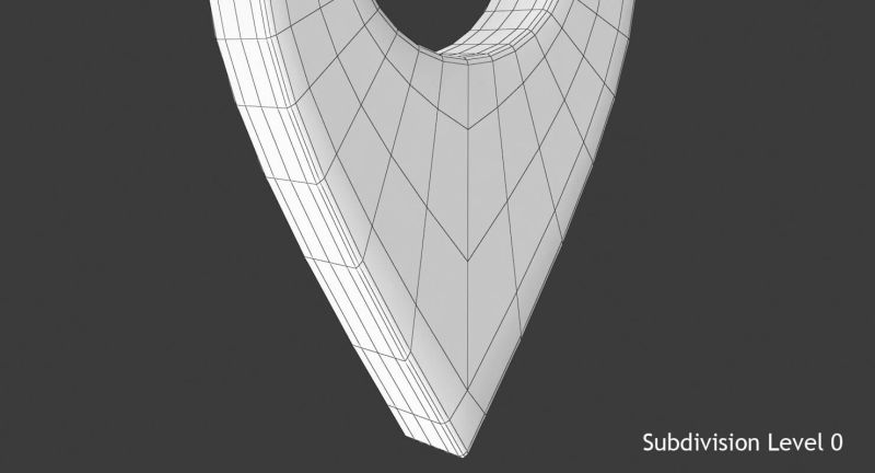 Map Pointer 3d Model By Hdpoly - Classic City Pattern - Mobile