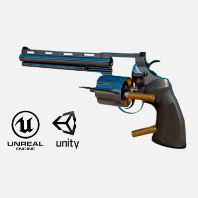 Colt Python 3d Model By Korboleevv - Download Gorgeous Space Design | Full HD