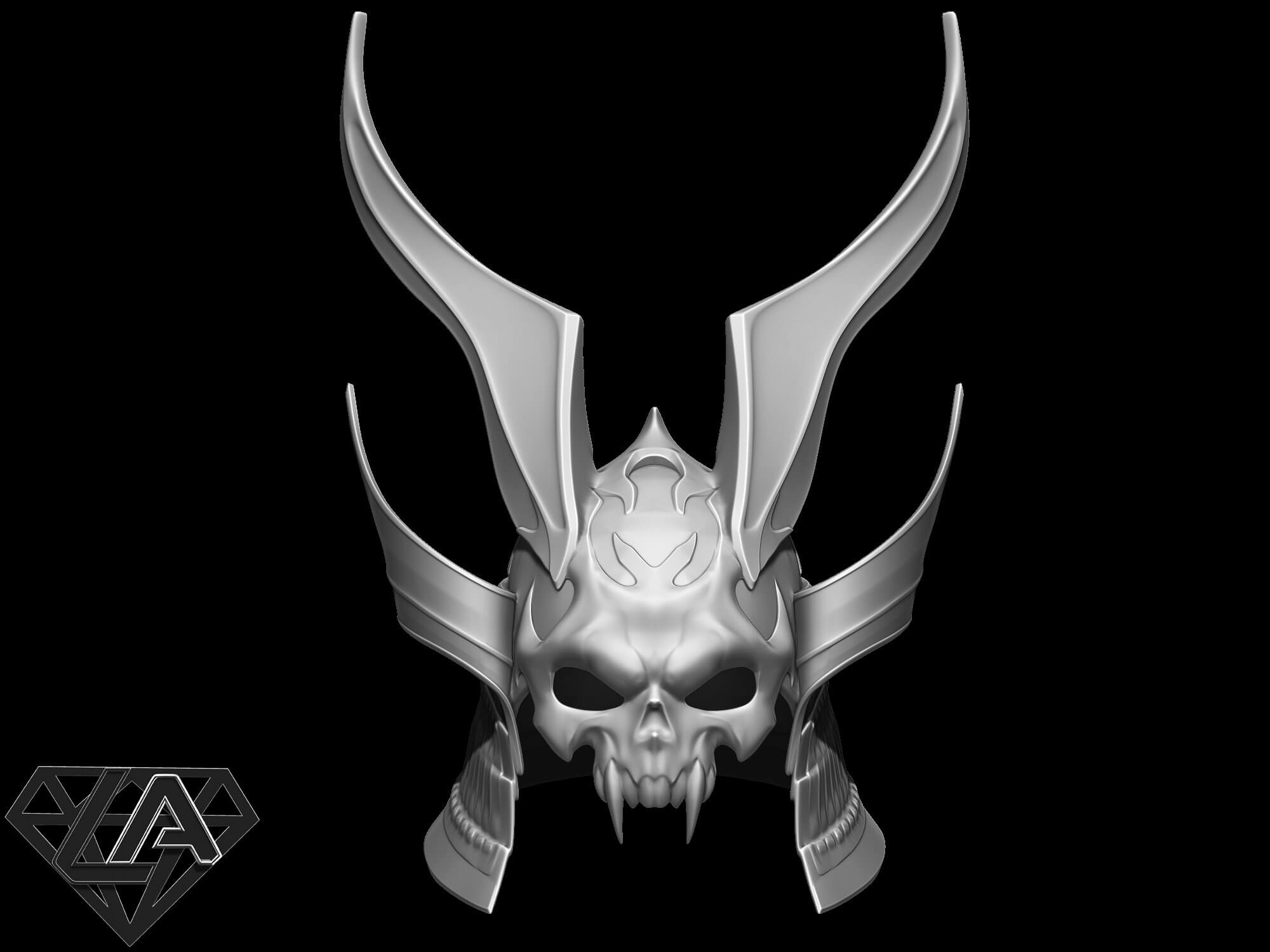 pics Shao Kahn Mk11 Drawing shao kahn mk11 helmet print ready 3d model
