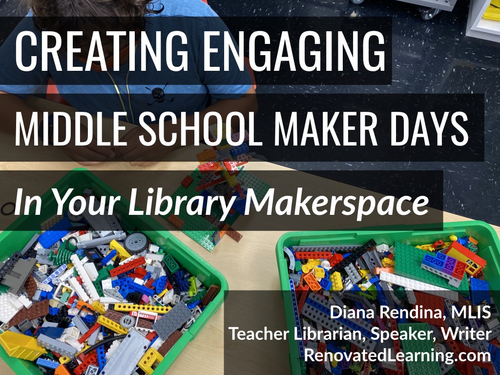 Creating Engaging Middle School Maker Days in Your Library Makerspace