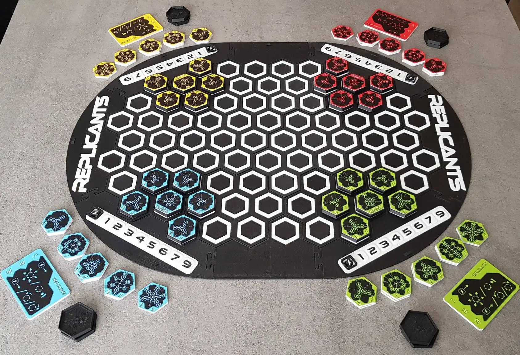 Replicants game - Plateau