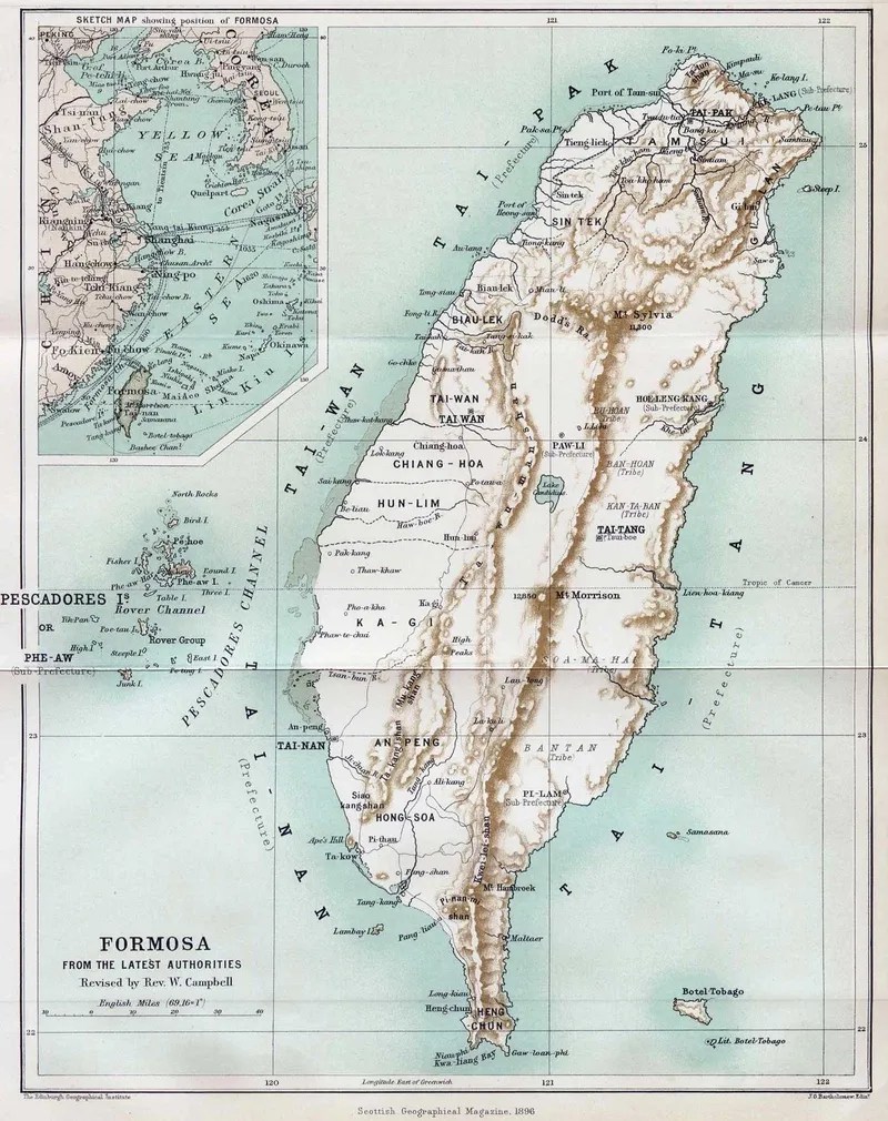 Map of Formosa