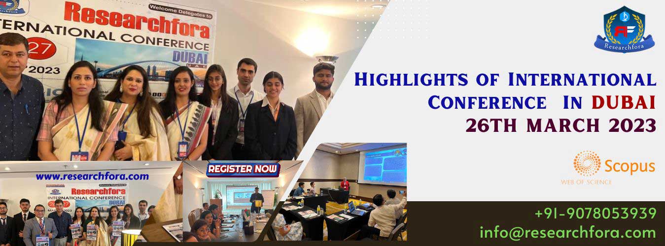 Researchfora Researchfora International Conference 2019 2020