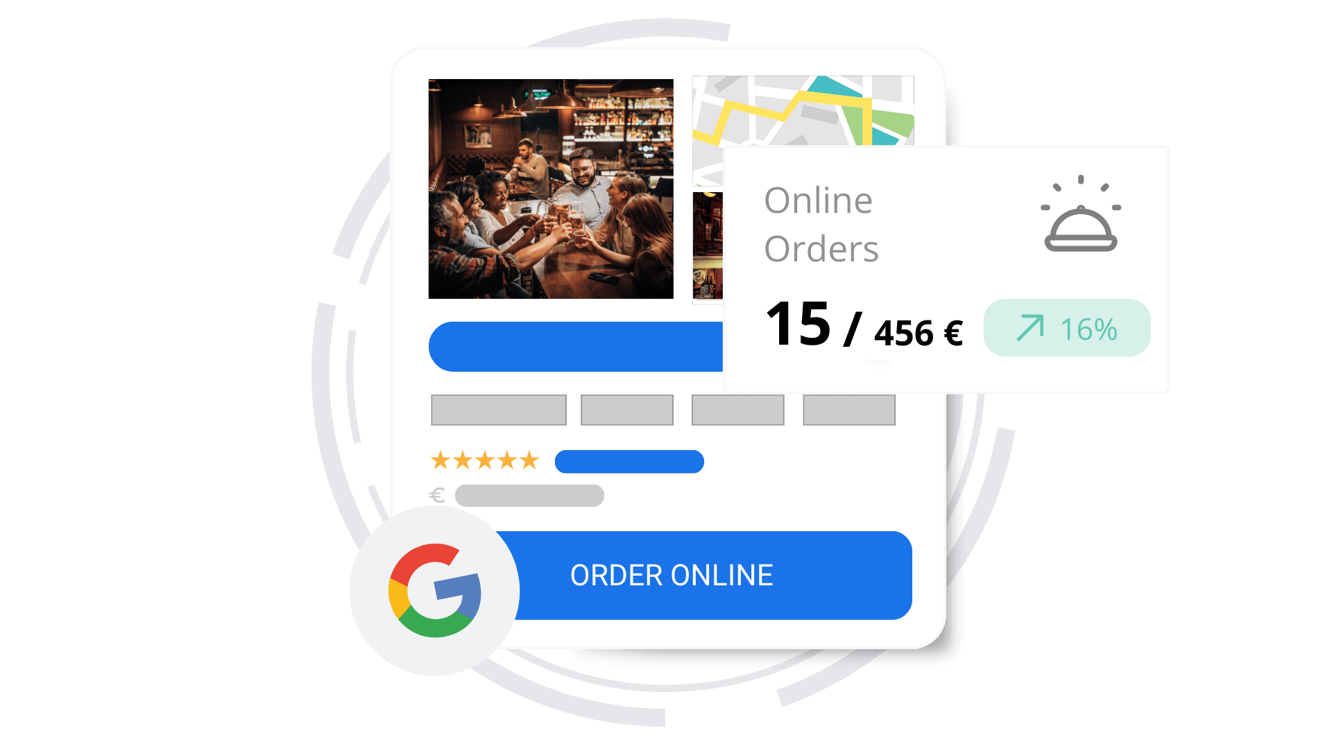 Order online with google for restaurants