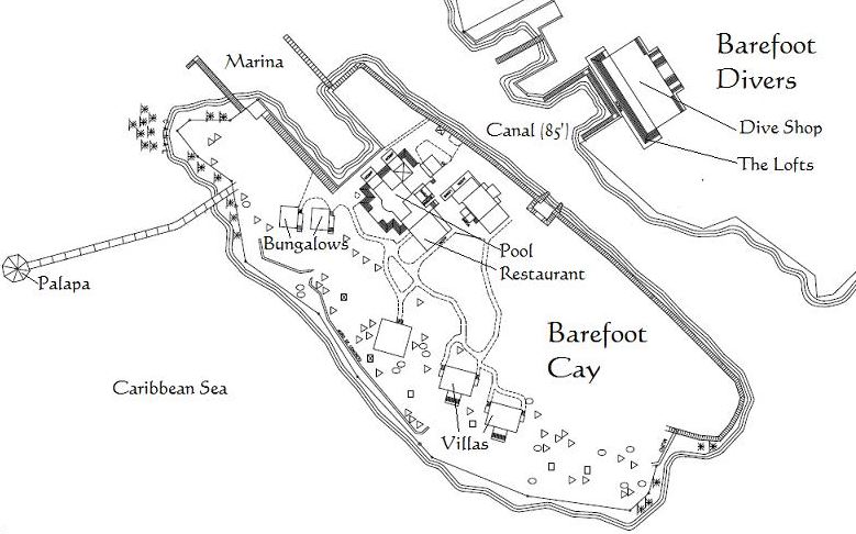 Resort Map Barefoot Resort Map Roatan 