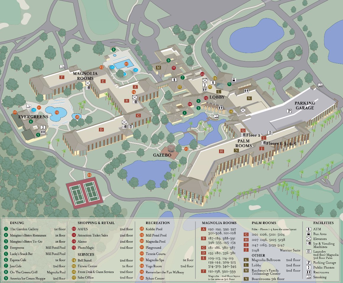 Walt Disney World Resort Florida Map Map WDW 