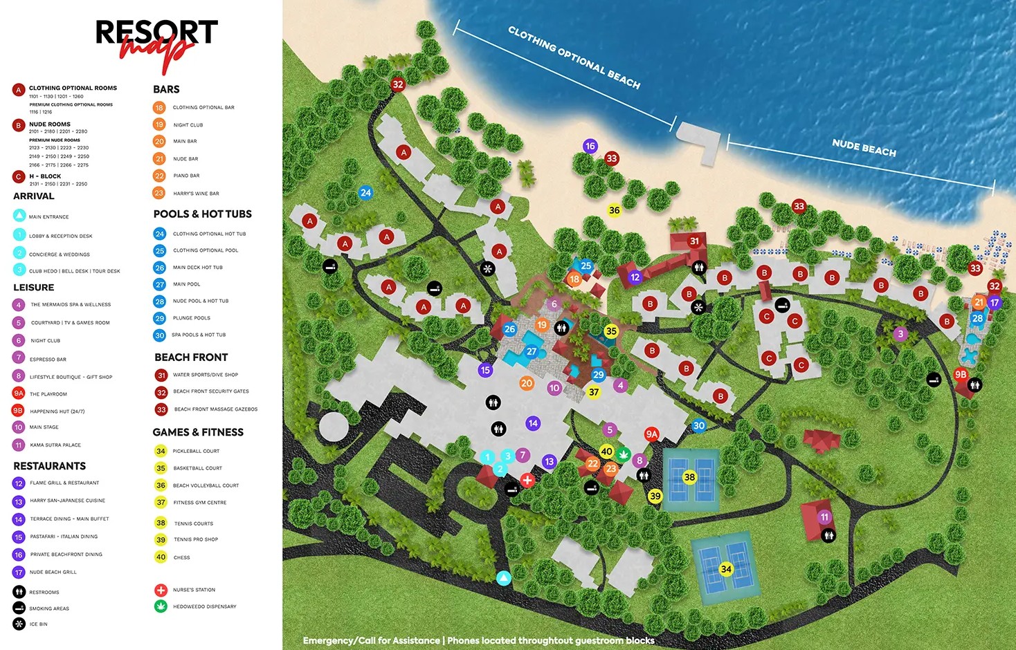 Royalton Negril Jamaica Map Beach Resort Layout Hedonismii.