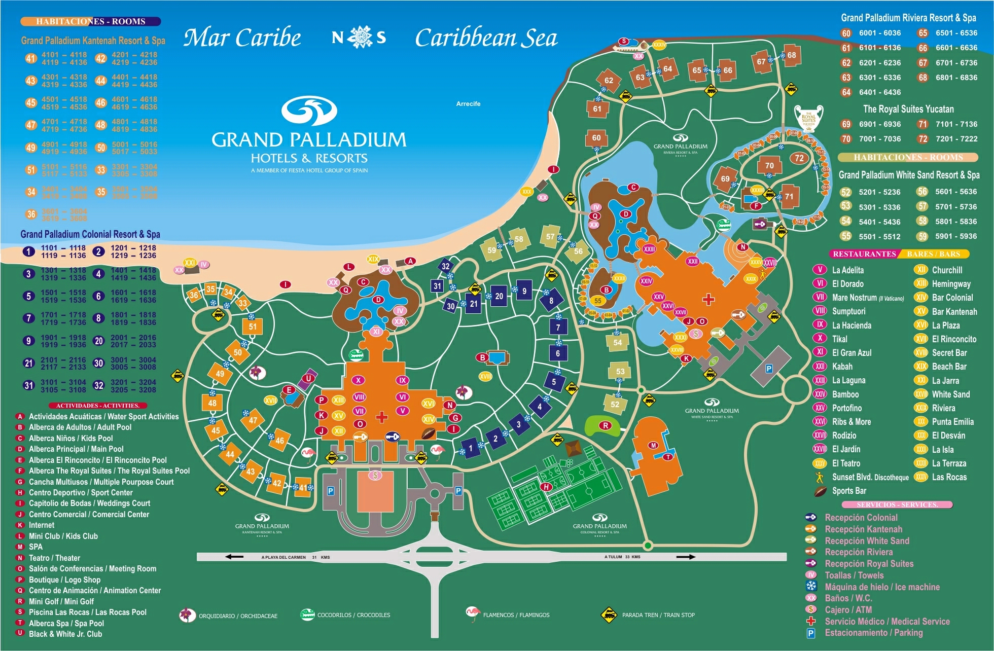 Riviera Maya Mexico Map Of Resorts Map RivieraMaya 