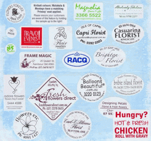 paper stickers responsive printing