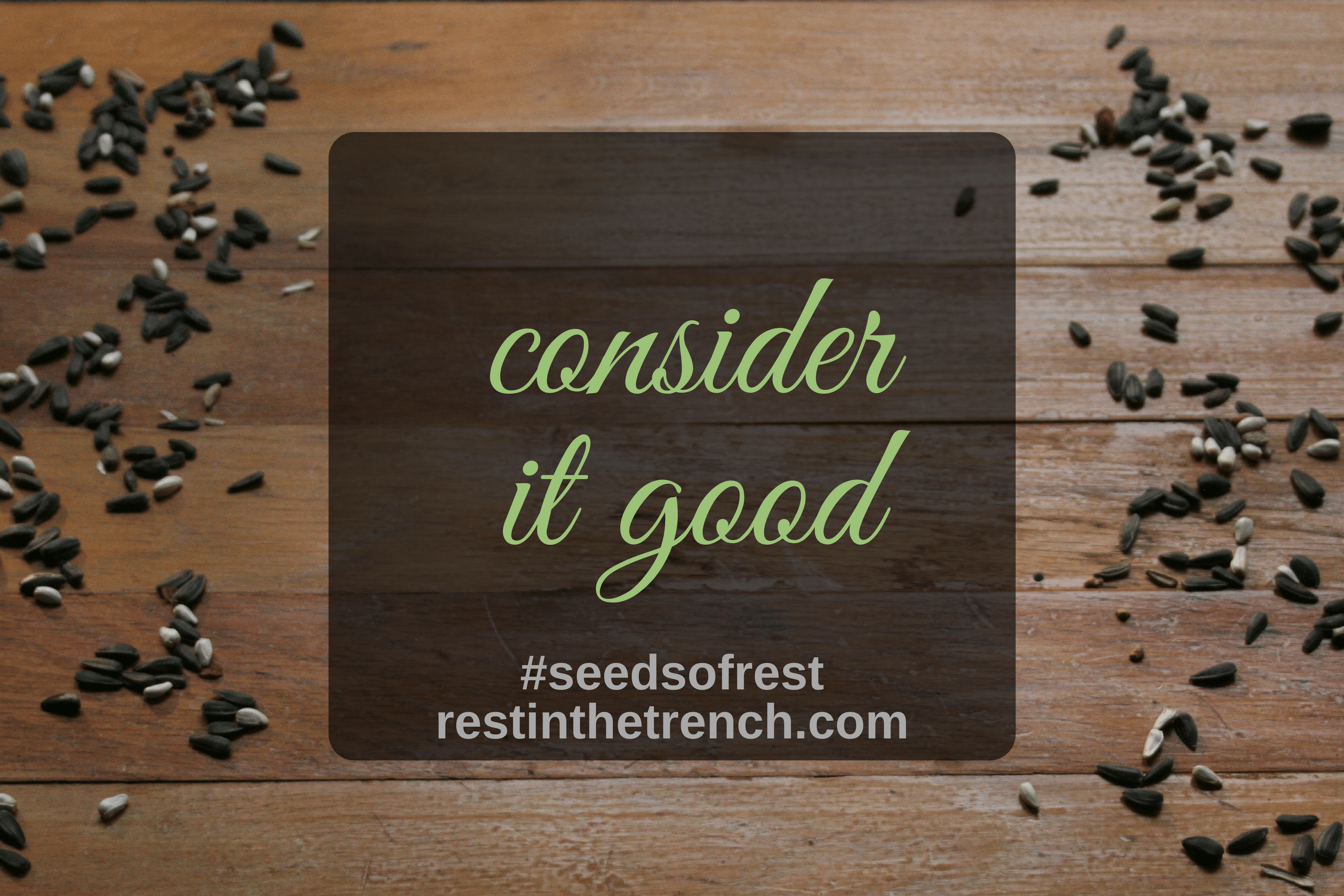 When you don't quite meet your goals, consider what you have accomplished. Consider it good.