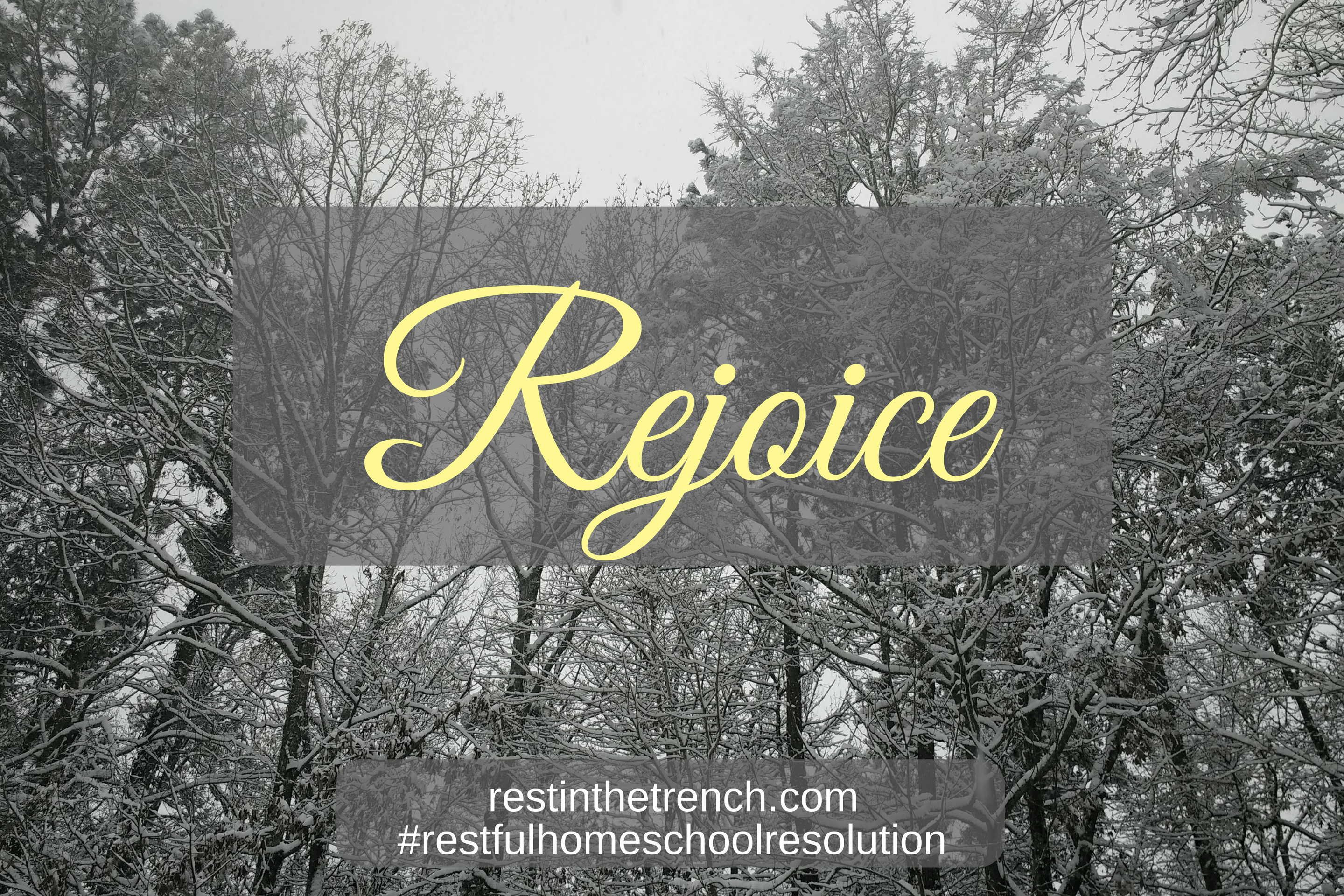 One step in your commitment to seek Jesus first for a restful homeschool