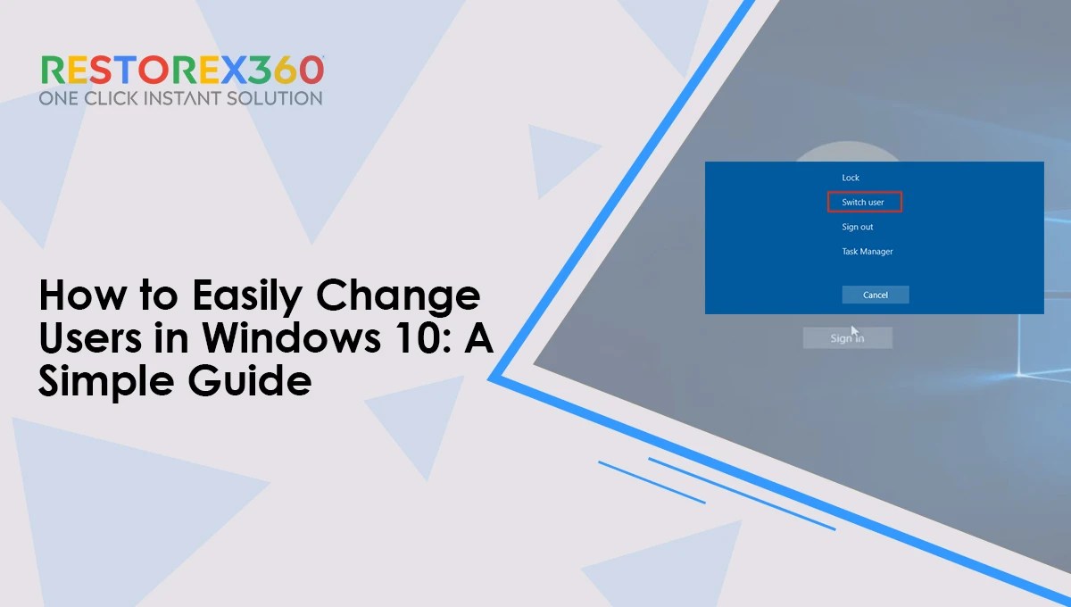 Change Users in Windows 10