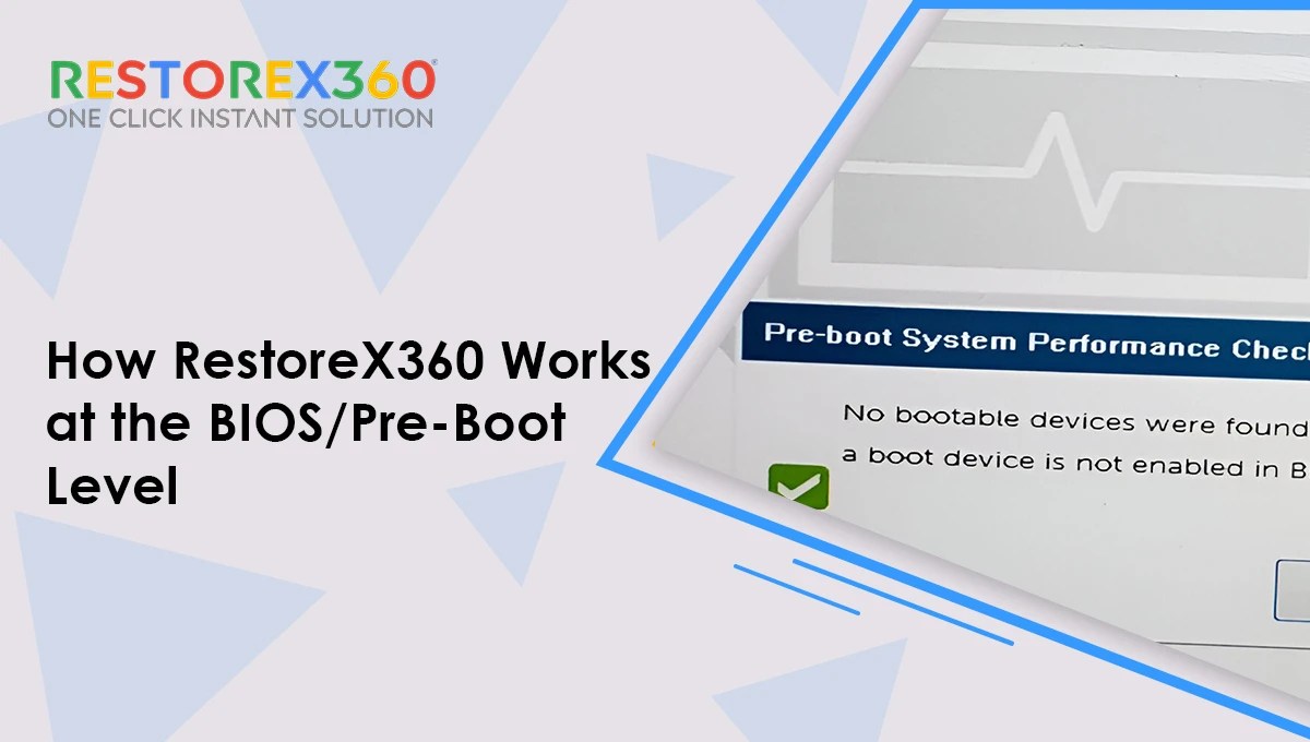 How RestoreX360 Works at the BIOSPre-Boot Level